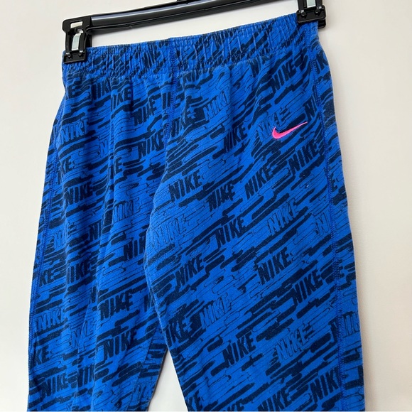 Nike Girls Logo Print Leggings - Picture 3 of 12